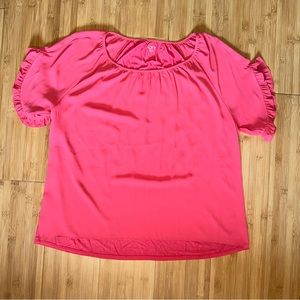 LOFT Ruffled Sleeve Blouse